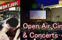 Open Air Concerts & Cinema in Barcelona