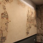 Romain Plaster Fresco  :Roman Ruins of Barcino the original Barcelona