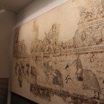 Romain Plaster Fresco :Roman Ruins of Barcino the original Barcelona